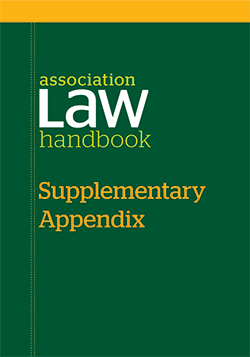 ID-0856 Association Law Handbook Appendix